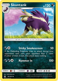 Skuntank - SM - Ultra Prism (SM05) #76/156 - Uncommon Pokémon Trading Card