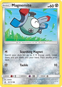 Magnemite (80) - SM - Ultra Prism (SM05) #80/156 - Common Pokémon Trading Card