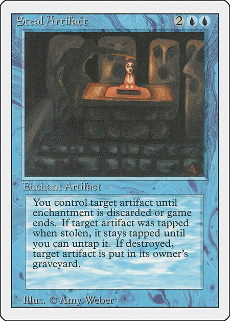 Steal Artifact - Revised Edition Magic: The Gathering trading card