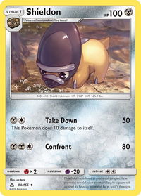 Shieldon - SM - Ultra Prism (SM05) #84/156 - Uncommon Pokémon Trading Card