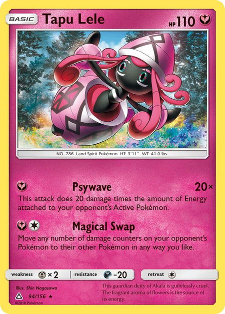 Tapu Lele - SM - Ultra Prism Pokémon trading card
