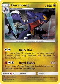 Garchomp - SM - Ultra Prism (SM05) #99/156 - Rare Pokémon Trading Card