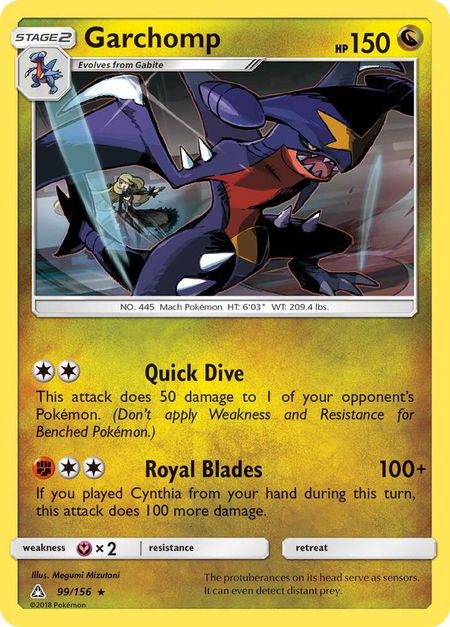 Garchomp - SM - Ultra Prism Pokémon trading card
