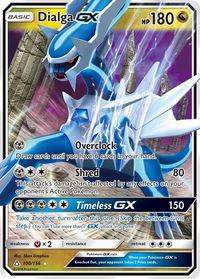 Dialga GX - SM - Ultra Prism (SM05) #100/156 - Ultra Rare Pokémon Trading Card