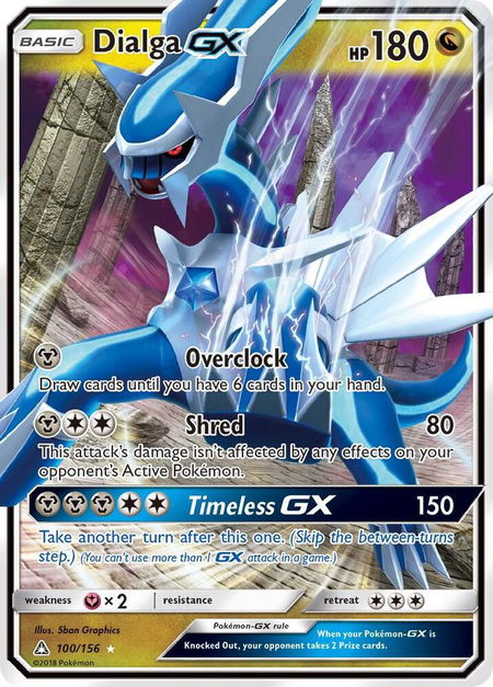 Dialga GX - SM - Ultra Prism Pokémon trading card