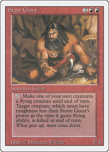 Stone Giant - Revised Edition Magic: The Gathering trading card