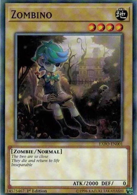 Zombino trading card from Extreme Force Zombino - Extreme Force YuGiOh trading card