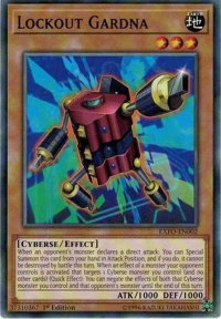 Lockout Gardna - Extreme Force (EXFO) #EXFO-EN002 - Common / Short Print YuGiOh Trading Card