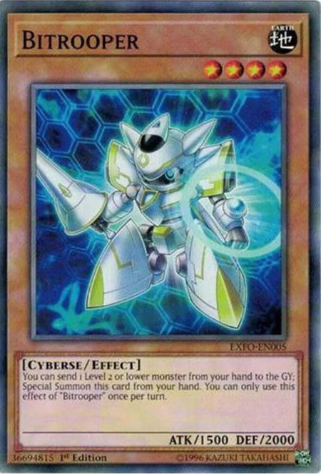 Bitrooper trading card from Extreme Force Bitrooper - Extreme Force YuGiOh trading card