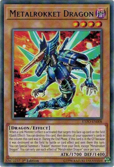 Metalrokket Dragon - Extreme Force YuGiOh trading card