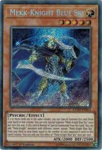 Mekk-Knight Blue Sky - Extreme Force (EXFO) #EXFO-EN014 - Secret Rare YuGiOh Trading Card