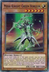 Mekk-Knight Green Horizon - Extreme Force (EXFO) #EXFO-EN015 - Common / Short Print YuGiOh Trading Card