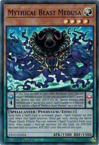 Mythical Beast Medusa - Extreme Force (EXFO) #EXFO-EN024 - Super Rare YuGiOh Trading Card