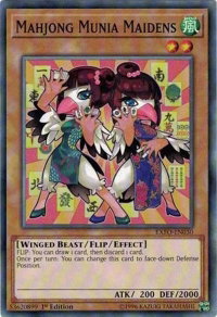 Mahjong Munia Maidens - Extreme Force (EXFO) #EXFO-EN030 - Common / Short Print YuGiOh Trading Card