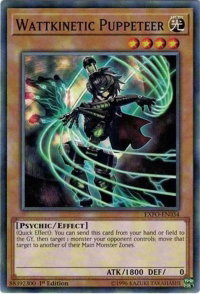 Wattkinetic Puppeteer - Extreme Force (EXFO) #EXFO-EN034 - Common / Short Print YuGiOh Trading Card
