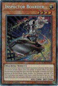 Inspector Boarder - Extreme Force (EXFO) #EXFO-EN035 - Secret Rare YuGiOh Trading Card