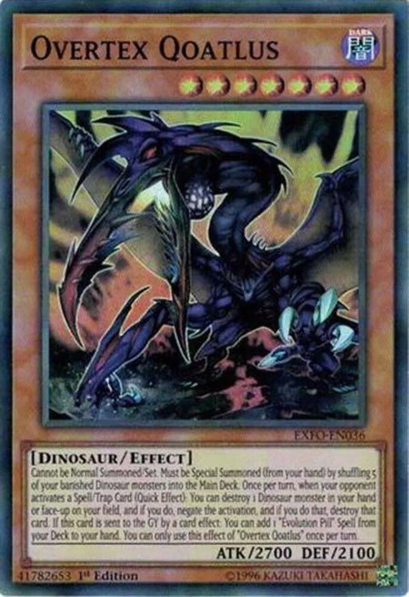 Overtex Qoatlus - Extreme Force YuGiOh trading card