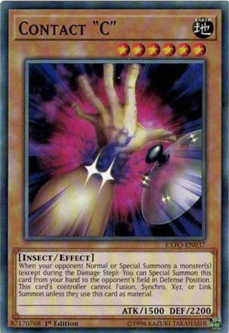 Contact "C" trading card from Extreme Force Contact "C" - Extreme Force YuGiOh trading card