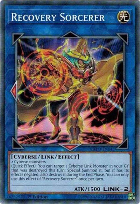 Recovery Sorcerer trading card from Extreme Force Recovery Sorcerer - Extreme Force YuGiOh trading card