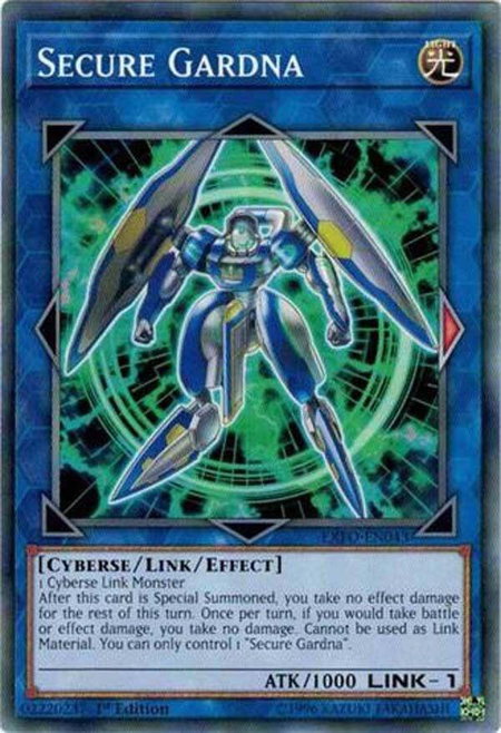 Secure Gardna trading card from Extreme Force Secure Gardna - Extreme Force YuGiOh trading card