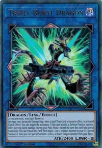 Triple Burst Dragon - Extreme Force (EXFO) #EXFO-EN044 - Ultra Rare YuGiOh Trading Card