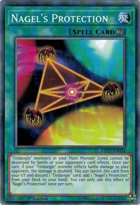 Nagel's Protection trading card from Extreme Force Nagel's Protection - Extreme Force YuGiOh trading card