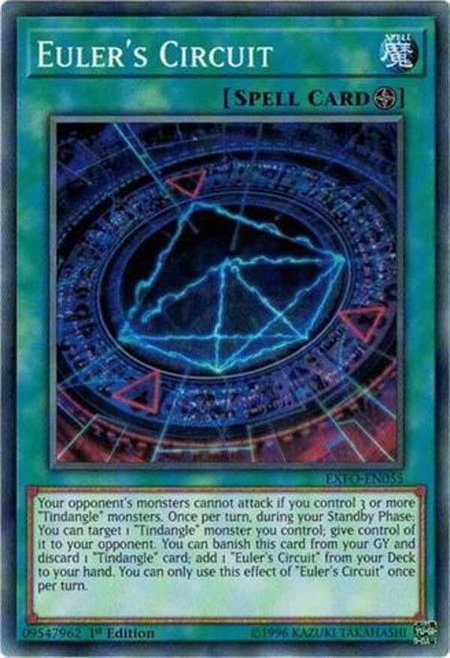 Euler's Circuit trading card from Extreme Force Euler's Circuit - Extreme Force YuGiOh trading card