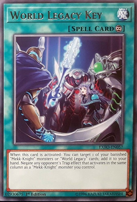 World Legacy Key trading card from Extreme Force World Legacy Key - Extreme Force YuGiOh trading card