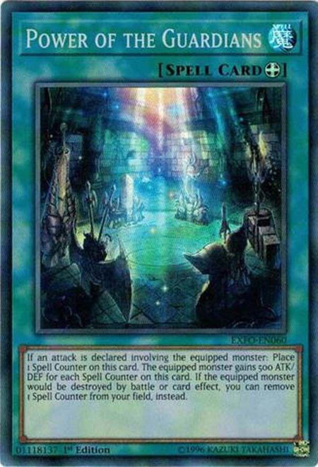Power of the Guardians trading card from Extreme Force Power of the Guardians - Extreme Force YuGiOh trading card