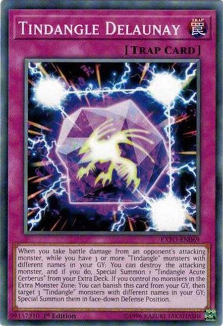 Tindangle Delaunay - Extreme Force YuGiOh trading card