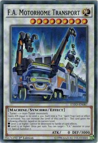 F.A. Motorhome Transport - Extreme Force (EXFO) #EXFO-EN087 - Common / Short Print YuGiOh Trading Card