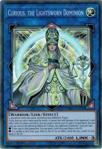 Curious, the Lightsworn Dominion - Extreme Force (EXFO) #EXFO-EN091 - Super Rare YuGiOh Trading Card