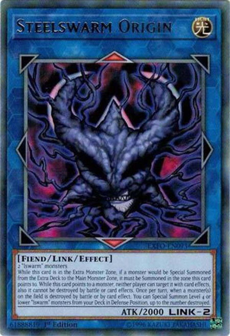 Steelswarm Origin trading card from Extreme Force Steelswarm Origin - Extreme Force YuGiOh trading card