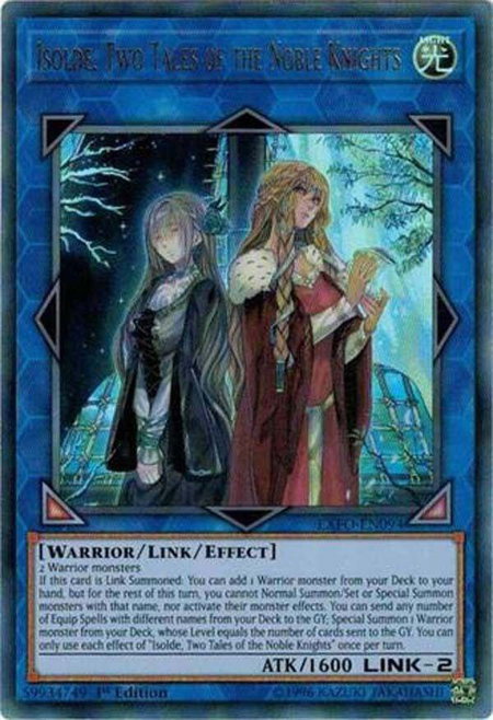 Isolde, Two Tales of the Noble Knights trading card from Extreme Force Isolde, Two Tales of the Noble Knights - Extreme Force YuGiOh trading card