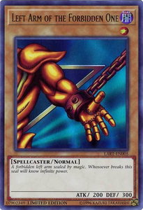 Left Arm of the Forbidden One - The Lost Art Promotion (LART) #LART-EN005 - Ultra Rare YuGiOh Trading Card