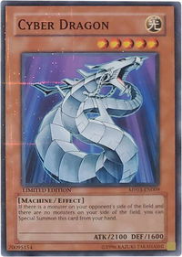 Cyber Dragon - Mattel Action Figure Promos: Series 3 (MF03) #MF03-EN009 - Rare YuGiOh Trading Card