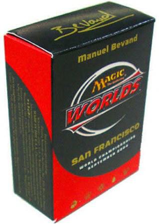 World Championship Deck: 2004 San Francisco - Manuel Bevand, Semifinalist trading card from World Championship Decks World Championship Deck: 2004 San Francisco - Manuel Bevand, Semifinalist - World Championship Decks Magic: The Gathering trading card