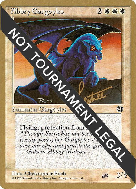 Abbey Gargoyles - 1996 Bertrand Lestree (HML) (SB) - World Championship Decks Magic: The Gathering trading card