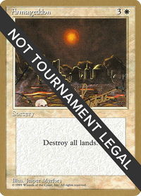 Armageddon - 1996 Bertrand Lestree (4ED) - World Championship Decks (WCD) #bl5 - Special Magic: The Gathering Trading Card