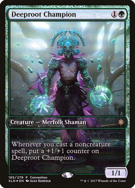 Deeproot Champion (2018 Convention Exclusive) - Media Promos Magic: The Gathering trading card