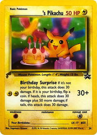 ______'s Pikachu - Pikachu World Collection Promos (PWCP) #24 - Promo Pokémon Trading Card
