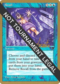 Recall - 1996 Michael Loconto (LEG) - World Championship Decks (WCD) #ml24 - Special Magic: The Gathering Trading Card