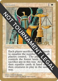 Balance - 1996 Preston Poulter (4ED) - World Championship Decks (WCD) #pp6 - Special Magic: The Gathering Trading Card