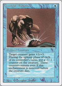 Unstable Mutation - Revised Edition (3ED) #86 - Common Magic: The Gathering Trading Card