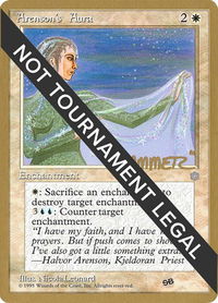 Arenson's Aura - 1996 Shawn "Hammer" Regnier (ICE) (SB) - World Championship Decks (WCD) #shr3sb - Special Magic: The Gathering Trading Card