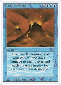 Volcanic Eruption - Revised Edition (3ED) #89 - Rare Magic: The Gathering Trading Card