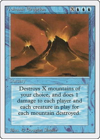 Volcanic Eruption - Revised Edition (3ED) #89 - Rare Magic: The Gathering Trading Card