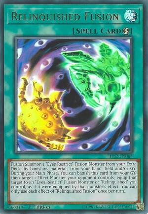 Relinquished Fusion - Legendary Duelists: Ancient Millennium YuGiOh trading card
