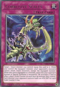 Corrosive Scales - Legendary Duelists: Ancient Millennium (LDAM) #LED2-EN010 - Rare YuGiOh Trading Card