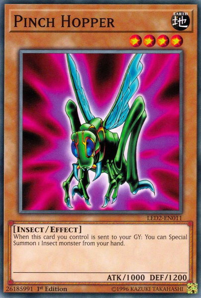 Pinch Hopper - Legendary Duelists: Ancient Millennium YuGiOh trading card